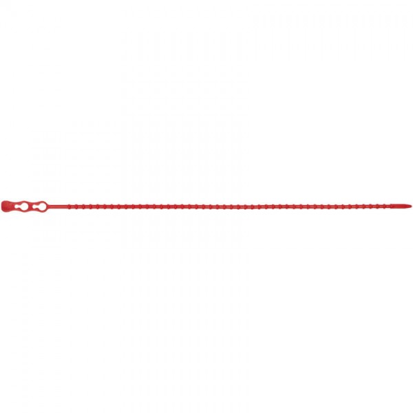Kabelbinder, lösbar, rot, Nylon, selbstverlöschend, Norm UL94 V2, L 320 mm, B 4,4 mm, 100 St.