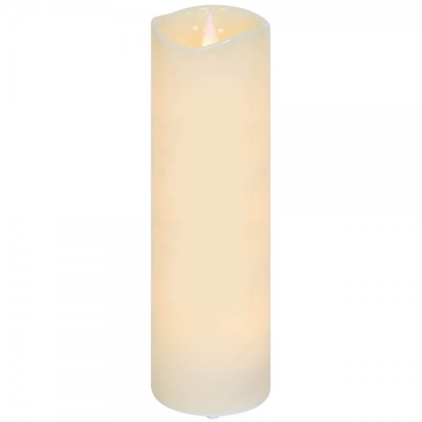 Kerze, GRANDE, H 36cm, Ø 12cm, 1 warmweiße LED