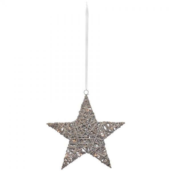 LED-Weihnachtsstern, 10 warmweiße LEDs, Ø 40cm