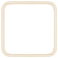  KLEIN®-SI - Zwischenrahmen für Geräte 50x50mm cremeweiß