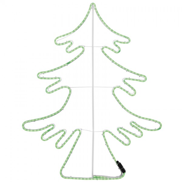LED-Tannenbaum, H 85cm, B 65cm, grüne LEDs