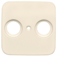  KLEIN®-SI - Zentralplatte für Antennensteckdose cremeweiß
