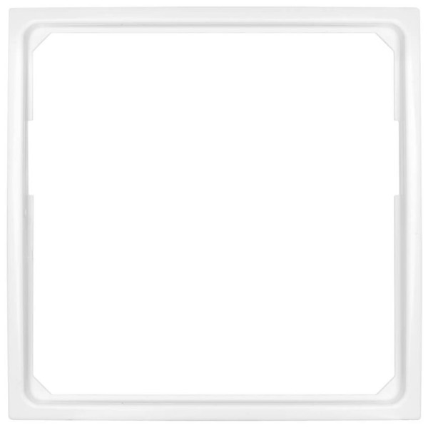 Adapterrahmen, für Fremdgeräte mit Zentralplatte 50 x 50 mm, SERIE S.1, polarweiß glänzend