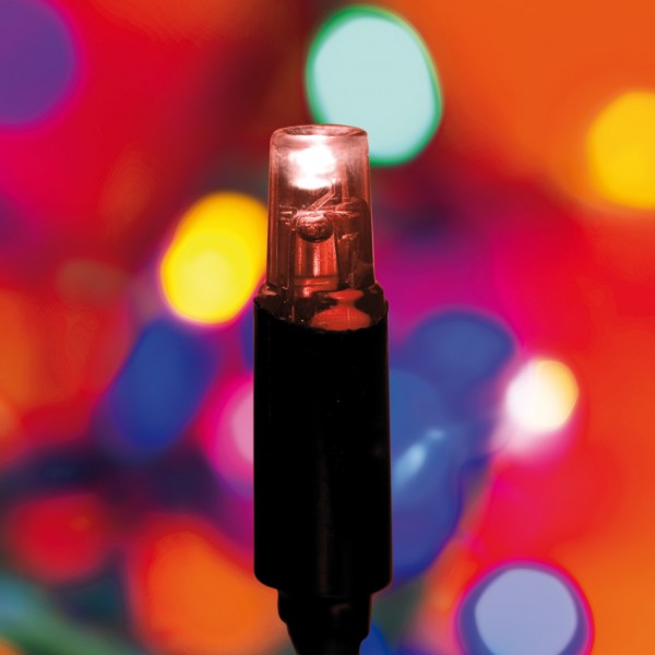 LED-Minilichterkette, L 5m, Starter-Kette, 50 multicolor LEDs
