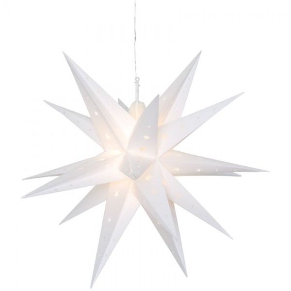 Weihnachtsstern, VECTRA 3D, Ø 60cm, 12 warmweiße LEDs