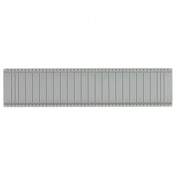 Abdeckstreifen für Verteilungen, selbstverlöschend bis 850°C, 12 Module