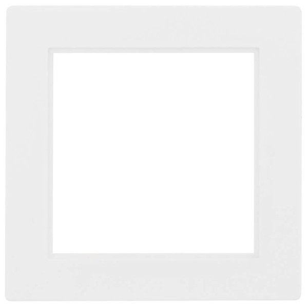 KLEIN - Adapterrahmen, für Fremdgeräte mit Zentralplatte 50 x 50 mm, passend für Gira® S-Color, rein