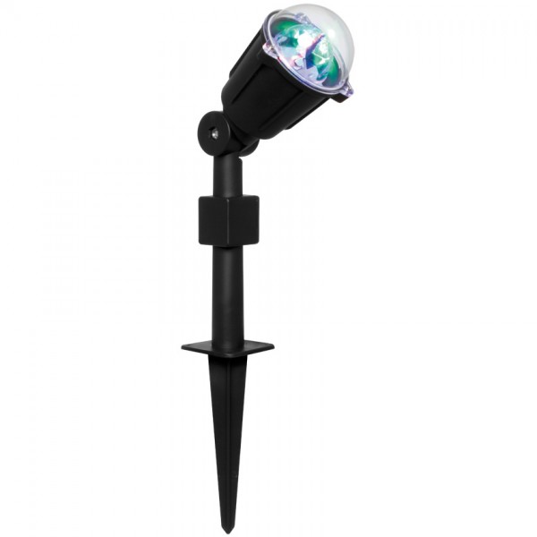 Erdspießleuchte, Partylicht, rotierende RGB-LED-Lichter, H 30cm, Ausl. 140