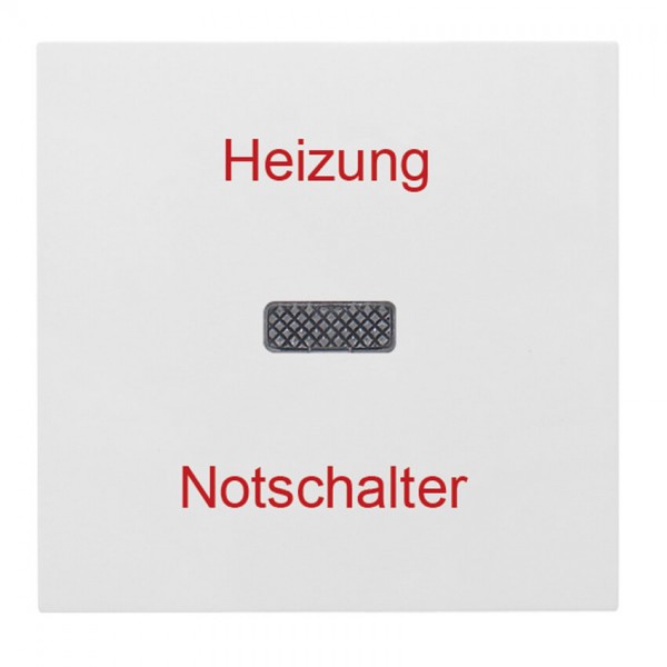 EFAPEL® - Wippe, für Heizungsnotschalter, LOGUS 90, signalweiß