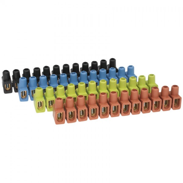 Dosenklemme, Kunststoff, 12-polig, 6 bis 10 mm ?, 12 Stangen