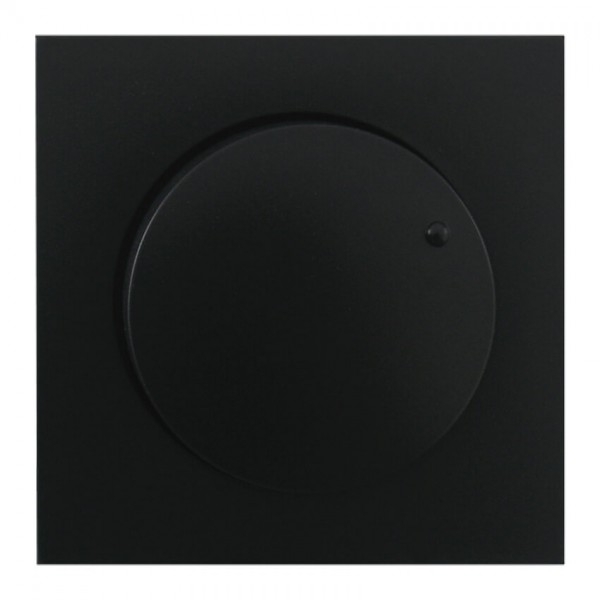 EFAPEL® - Abdeckung, für Dreh- und Druck-Dimmer, LOGUS 90, schwarz matt
