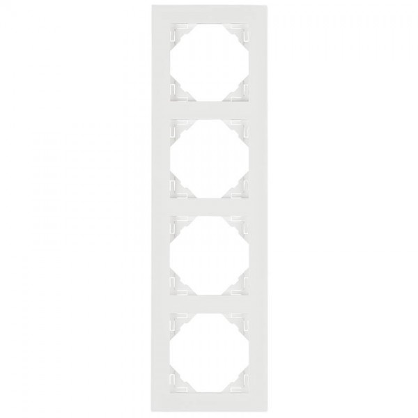 EFAPEL® - 4-fach Abdeckrahmen, LOGUS 90, signalweiß
