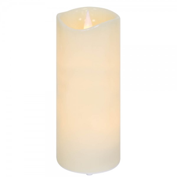 Kerze, GRANDE, H 30cm, Ø 12cm, 1 warmweiße LED
