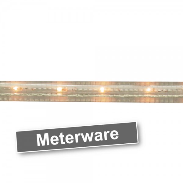LED-Lichtschlauch 230V, Meterware, 2700K, 30 LEDs/3,4W pro Meter